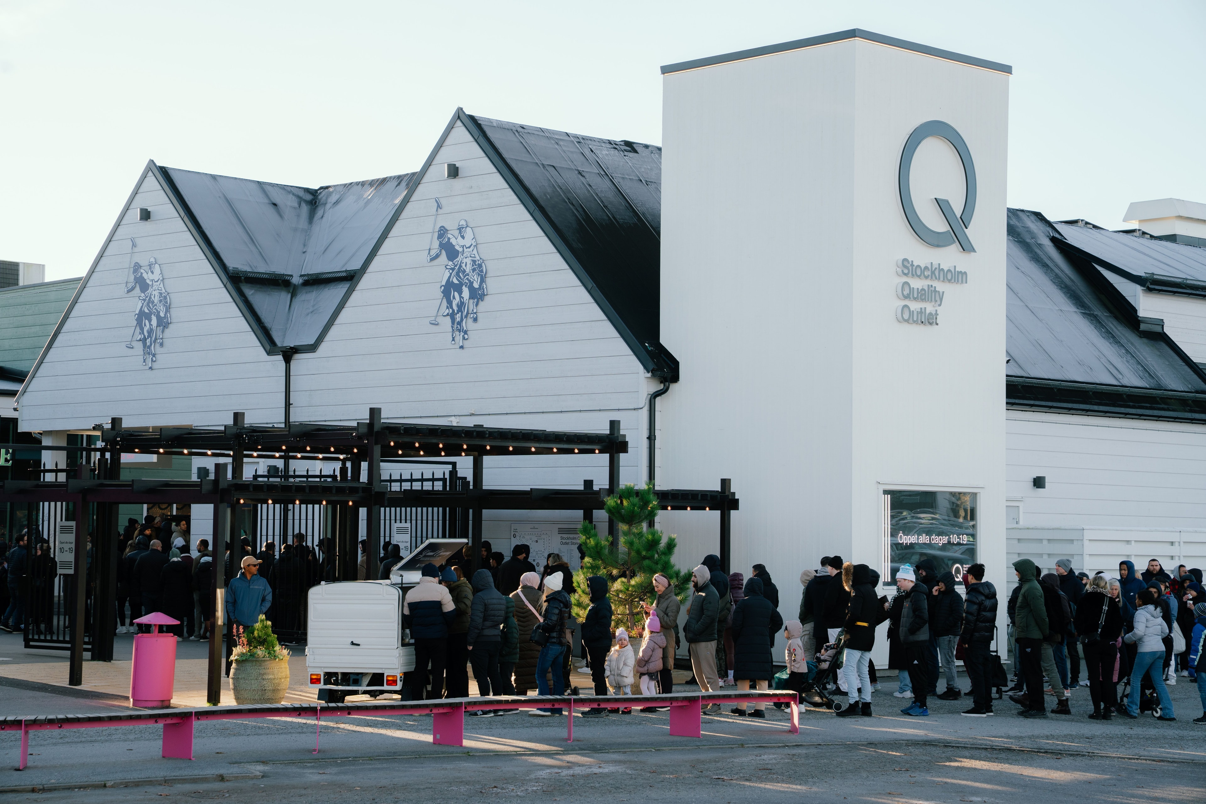 Opening day at the U.S. Polo Assn. store in Stockholm
